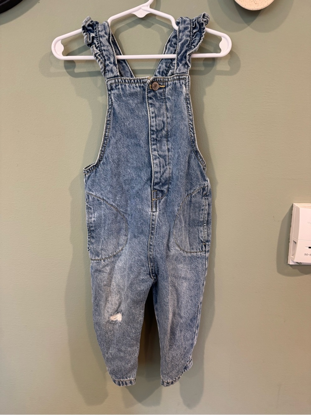 ZARA denim overalls toddler